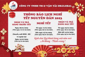 Lịch nghỉ tết âm lịch 2023